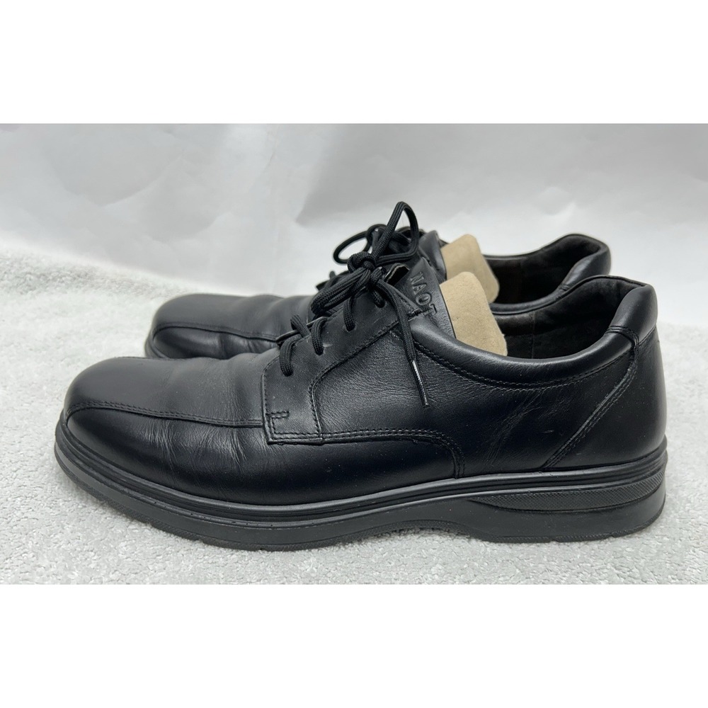 Naot Mens SIze 44 (10) Black Leather Mark Orthotic Work Shoes
